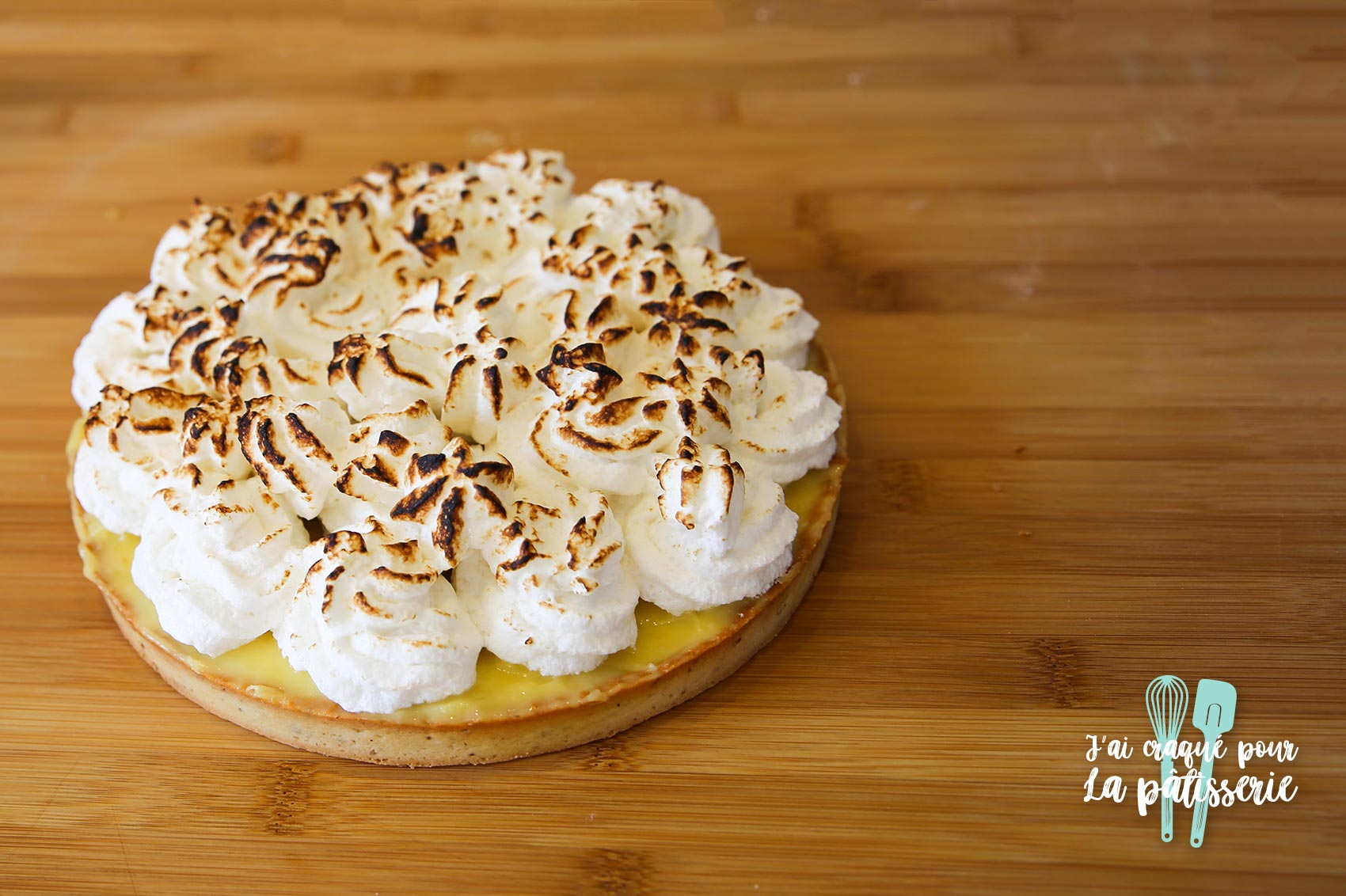 La tarte au citron meringuée avant dégustation